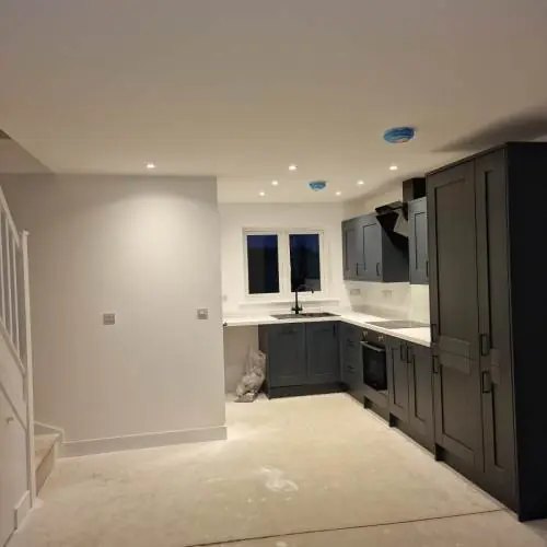 Garage and workshop electrical supply installation