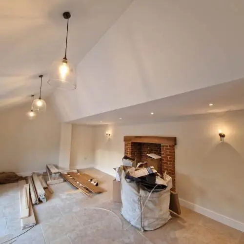Security and floodlighting installation in West Norfolk